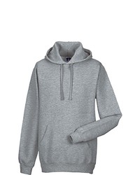 grauer Pullover mit einem Kapuze von Russell