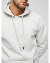 grauer Pullover mit einem Kapuze von Selected Homme