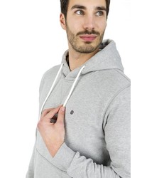 grauer Pullover mit einem Kapuze von SHIRTS FOR LIFE