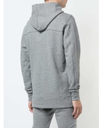 grauer Pullover mit einem Kapuze von John Elliott