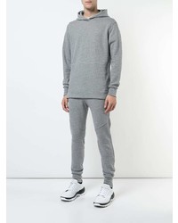 grauer Pullover mit einem Kapuze von John Elliott