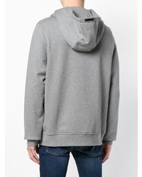 grauer Pullover mit einem Kapuze von Diesel Black Gold