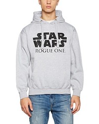 grauer Pullover mit einem Kapuze von Star Wars