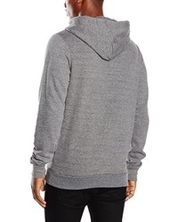 grauer Pullover mit einem Kapuze von Sublevel