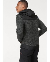 grauer Pullover mit einem Kapuze von Superdry