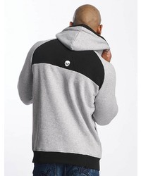 grauer Pullover mit einem Kapuze von Thug Life