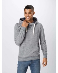 grauer Pullover mit einem Kapuze von Tom Tailor