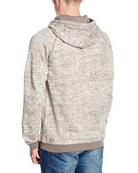 grauer Pullover mit einem Kapuze von Tom Tailor Denim