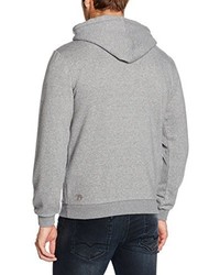 grauer Pullover mit einem Kapuze von Tom Tailor Denim