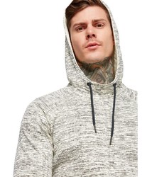 grauer Pullover mit einem Kapuze von Tom Tailor Denim