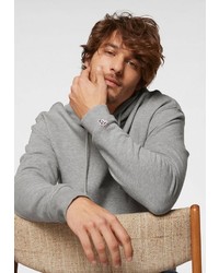 grauer Pullover mit einem Kapuze von Tommy Jeans