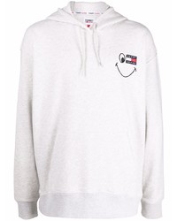 grauer Pullover mit einem Kapuze von Tommy Jeans