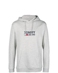 grauer Pullover mit einem Kapuze von Tommy Jeans