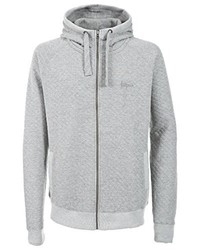 grauer Pullover mit einem Kapuze von Trespass