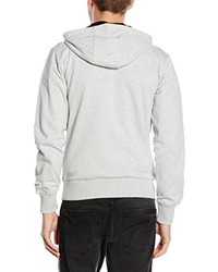 grauer Pullover mit einem Kapuze von Uhlsport