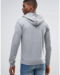 grauer Pullover mit einem Kapuze von Benetton