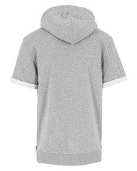 grauer Pullover mit einem Kapuze von Urban Classics