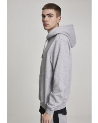 grauer Pullover mit einem Kapuze von Urban Classics