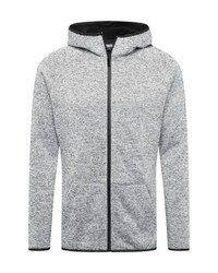 grauer Pullover mit einem Kapuze von Urban Classics