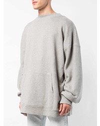 grauer Pullover mit einem Kapuze von Y/Project