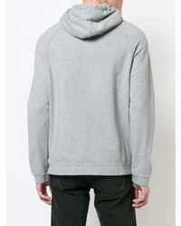 grauer Pullover mit einem Kapuze von Frame Denim