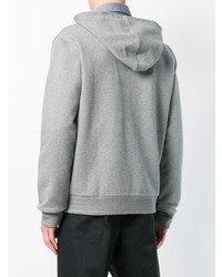 grauer Pullover mit einem Kapuze von A.P.C.