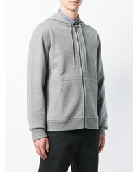 grauer Pullover mit einem Kapuze von A.P.C.