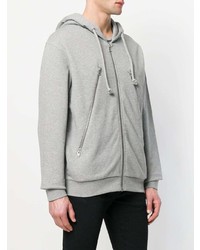 grauer Pullover mit einem Kapuze von Maison Margiela