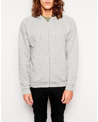 grauer Pullover mit einem Kapuze von Cheap Monday