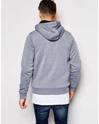 grauer Pullover mit einem Kapuze von Brave Soul