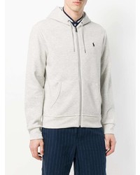 grauer Pullover mit einem Kapuze von Polo Ralph Lauren