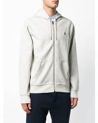 grauer Pullover mit einem Kapuze von Polo Ralph Lauren