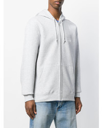 grauer Pullover mit einem Kapuze von Stussy