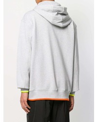 grauer Pullover mit einem Kapuze von Versus