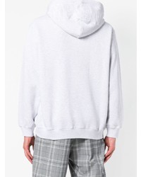 grauer Pullover mit einem Kapuze von MSGM