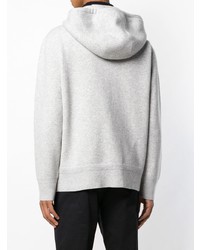 grauer Pullover mit einem Kapuze von Tom Ford