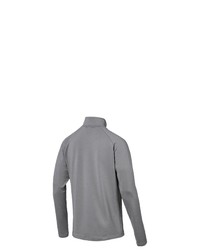 grauer Pullover mit einem Reißverschluss am Kragen von Puma