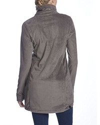 grauer Pullover mit einem Reißverschluß von Bench