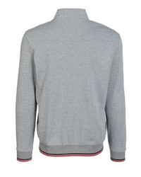 grauer Pullover mit einem Reißverschluß von Bexleys man