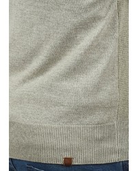 grauer Pullover mit einem Reißverschluß von BLEND