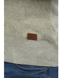 grauer Pullover mit einem Reißverschluß von BLEND