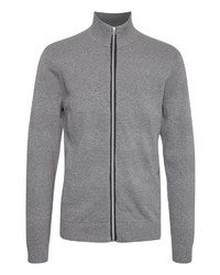 grauer Pullover mit einem Reißverschluß von BLEND