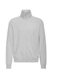 grauer Pullover mit einem Reißverschluß von BLEND