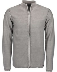 grauer Pullover mit einem Reißverschluß von Blue Seven