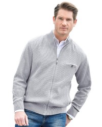 grauer Pullover mit einem Reißverschluß von CATAMARAN