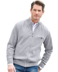 grauer Pullover mit einem Reißverschluß von CATAMARAN