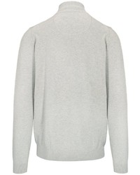 grauer Pullover mit einem Reißverschluß von COMMANDER