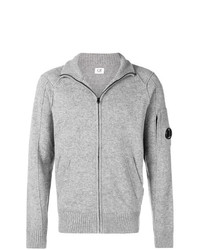 grauer Pullover mit einem Reißverschluß von CP Company