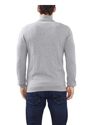 grauer Pullover mit einem Reißverschluß von Esprit
