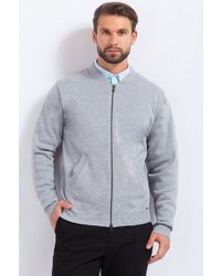 grauer Pullover mit einem Reißverschluß von FiNN FLARE